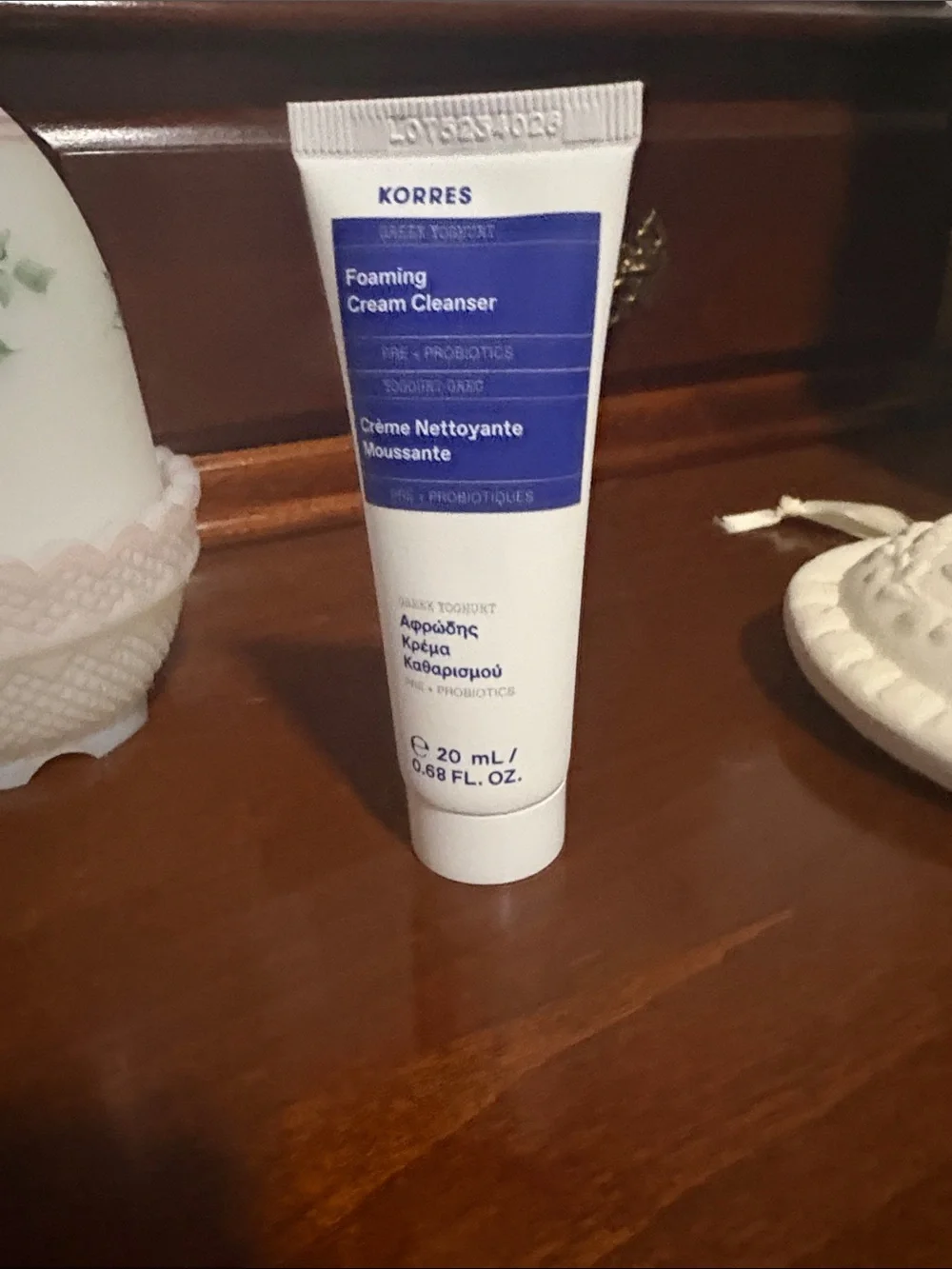 Korres Foaming Cream Cleanser - White and Blue Tube